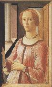 Sandro Botticelli Portrait of Smeralda Brandini (mk36) oil